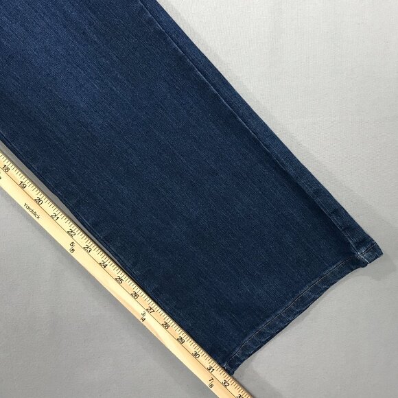 Lee Perfect Fit Jeans Women's 20W Medium Blue Denim Just Below The Waist Pockets - Picture 12 of 13